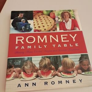 The Romney Family Table Cookbook - Red Cover